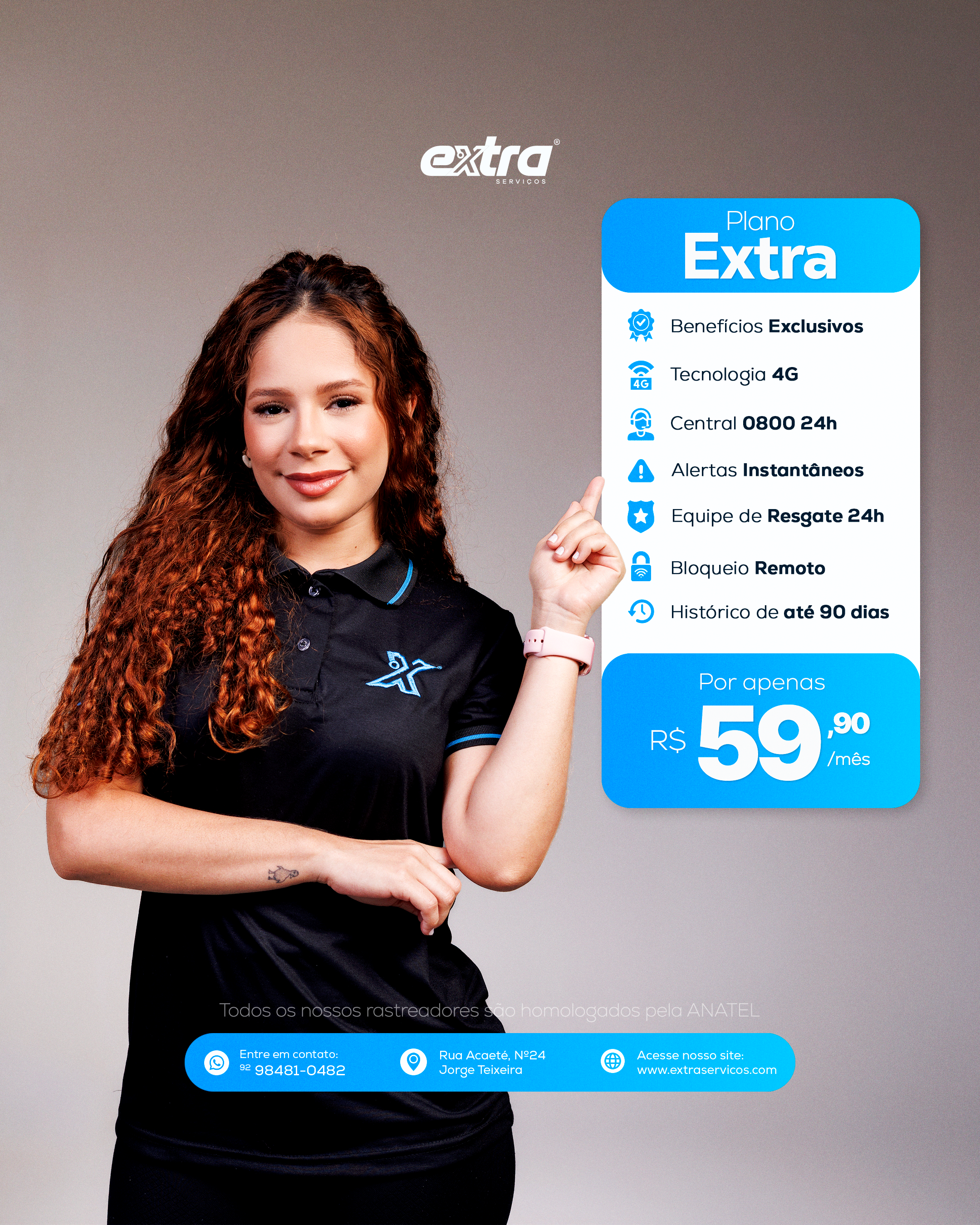 Plano Extra: tecnologia 4G, bloqueio remoto e equipe de resgate 24h, apresentado pela equipe Extra
